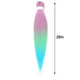 thumbnail image 4 of FSTDelivery Braiding Hair Pre Stretched for Women Kids Girls, 26 inch Prestretched Braiding Hair Hypoallergenic Non Toxic Braid Twist Synthetic Knotless, Short Hair Extensions for Braids, Multicolor, 4 of 4