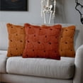 thumbnail image 7 of Sanmadrola Fall Pillow Covers 18x18 Throw Pillow Cases Set of 2 Halloween Thanksgiving Autumn Decorations Pumpkin Soft Plush Faux Fur Wool Couch Cushion Case for Sofa Bedroom Living Room Home Decor, 7 of 7
