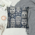 thumbnail image 2 of Nawypu  Vintage Aloha Tiki Throw Pillow Covers Decorative Pillowcase Square Cushion Cases for Home Sofa Bedroom Livingroom, 2 of 5