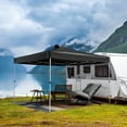 thumbnail image 2 of Resenkos 10 x 10 FT Instant Folding Pop Up Canopy Tent,UV Protection with Carry Bag for Patio Party Camping,Black, 2 of 7