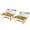 Gold, variant on Chafing Dish Buffet Set, 8 Qt Stainless Steel Chafer Buffet Servers and Warmers Sets with Lid Folding Frame, Rectangular Chafing Dishes for Parties, Weddings, Catering Events