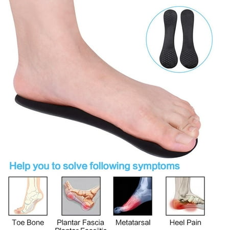 ANGGREK Plantar Fasciitis,3/4 Arch Support Shoes Insole Women 2-7.5 Shoes Size for Flat