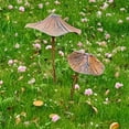 thumbnail image 5 of Rustic Vintage Metal Mushroom Garden Decor, 5 of 8
