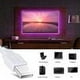 thumbnail image 4 of Tiras de luces RGB para TV, luces LED que cambian de color con control remoto por infrarrojos, tiras de luces LED cortas de 5 m de longitud para decoración de monitores de PC, 4 of 6