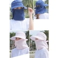 thumbnail image 4 of Chapeau de Soleil Pliable pour Femmes Protection UV Large Bord Chapeau de Soleil Protection Visage Cou Été Double Usage; Chapeau de Soleil Pliable pour Femmes Protection UV Large Bord Chapeau Protection Visage Cou, 4 of 12
