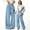 Blue, variant on Girl's Cargo Joggers Pants Blue Sweatpants Women Pull on Sweatpants Athletic Pants Clothes for Girls Ages