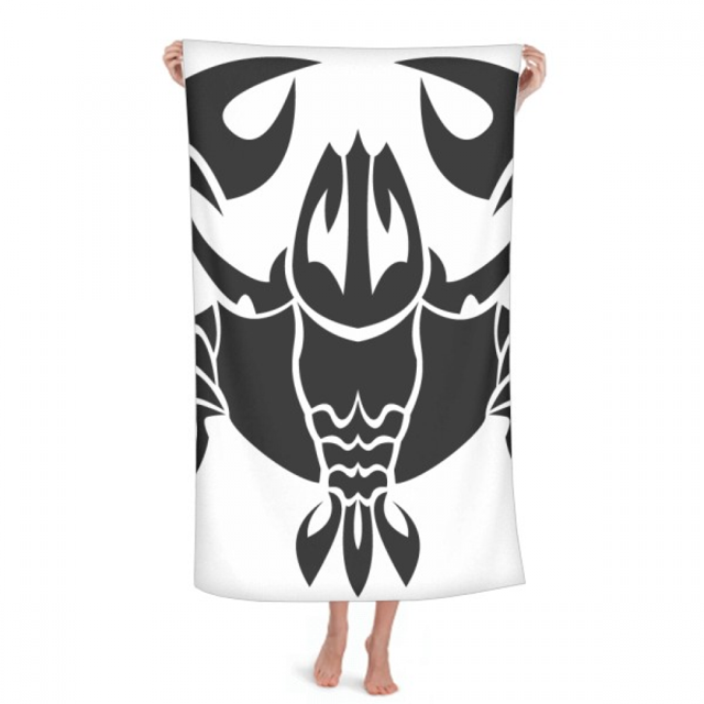 Constellation Cancer Zodiac Symbol Hand Towel Bath Facecloth Soft Cotton Washcloth