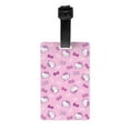 thumbnail image 1 of Custom Hello Kitty Sanrio Luggage Tag Custom Baggage Tags Privacy Cover Name ID Card, 1 of 1