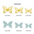 thumbnail image 2 of Leutsin 24 Pieces Of 3D Metal Texture Double-layer Butterfly Wall Stickers, 2 of 2