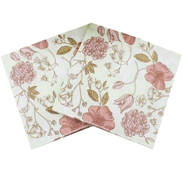 20PCS Color Printed Napkins Facial Tissue Printing Napkin for Party Banquet Daily Use Wedding Party