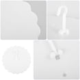 thumbnail image 4 of Shisuyan 4Pcs Ceiling Dome Canopy Bed Hooks Dome Canopy Sticky Hook Net Hanger Plastic Ceiling Canopy Hook, 4 of 9