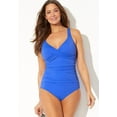 thumbnail image 3 of Swimsuits for All Women's V-Neck One Piece Swimsuit, 3 of 5