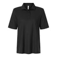 thumbnail image 4 of Harriton M105W Women's Maverick CVC Pique Polo-Black-3XL, 4 of 6