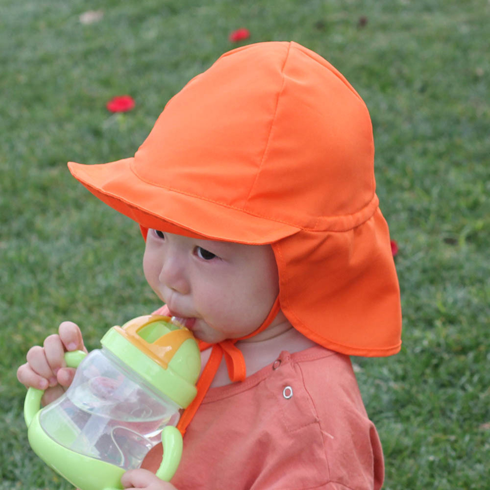 baby hat with neck cover