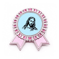 thumbnail image 1 of Retrato del Salvador Insignia broche Medalla rosa premiada, 1 of 3