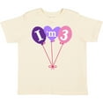 thumbnail image 3 of Inktastic 3rd Birthday Balloons 3 Year Old Girls Toddler T-Shirt, 3 of 5