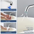 thumbnail image 4 of Tall Basin Mixer, Single Lever Bathroom Faucet, Countertop Basin Taps for Hot and Cold Adjustable, Mixer, 4 of 7