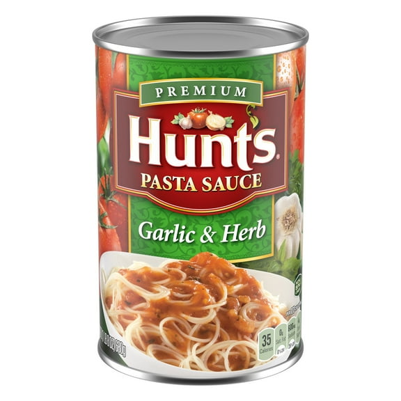 Pack of 4 Hunt's Garlic & Herb Pasta Sauce - 24 oz - Package may vary