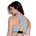 thumbnail image 2 of Felina | EnergyX Racerback Scoop Neck Sports Bra (Sleet, Small), 2 of 2
