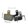 thumbnail image 3 of Bike Brake Pads Sturdy Disc Parts Replacement Components Bicycles Fittings Bike Replace Part Semi-Metallic Cycling Braking Pad Type 35, 3 of 6