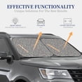 thumbnail image 4 of Fotbe Black And White Houndstooth Juego de 2 Piezas de Parasoles para Parabrisas | Bloqueador Solar para Auto | Accesorios Plegables para Protección Solar Interior-Medium, 4 of 6