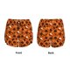 thumbnail image 3 of Balery Retro Halloween Pantalones cortos deportivos para mujer con forro y dos bolsillos, elásticos, para entrenamiento, gimnasio, yoga-XX-Large, 3 of 7