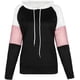 thumbnail image 4 of Sudaderas con capucha de bloque de color para mujer, sudadera de manga larga, jersey, túnica, tops con bolsillo para niñas y adolescentes Xemadio WRMH-135-1, 4 of 7