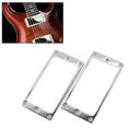 thumbnail image 4 of Electric Guitar Pickup Frame, 2PCS Flat Pickup Mounting Ring High Hardness Fine Workmanship Corrosion Resistance  Stability  For Humbucker Pickups, 4 of 7