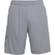 thumbnail image 3 of Shorts Under Armour para Hombre Tech Graphic Talle XS Acero/Negro, 3 of 8