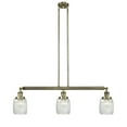 thumbnail image 7 of Innovations Lighting 213-S Colton Colton 3 Light 38" Wide Linear Chandelier - Brushed, 7 of 7
