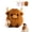 Brown, variant on Emotional Support Highland Cow Plush, Soft Stuffed Animal, Fluffy Mini Cattle Toy, Cute Snuggle Companion, Portable Comfort Gift for Girls, Women, Farm Decor, Bedroom Birthday Party