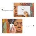 thumbnail image 3 of JSTEL African American Oil Painting Large Gaming Mouse Pad Big Mousepad Mice Keyboard Mat with Non-Slip Rubber Base for Computer Laptop Home & Office, 35.4 X 15.7 inch, 3 of 6