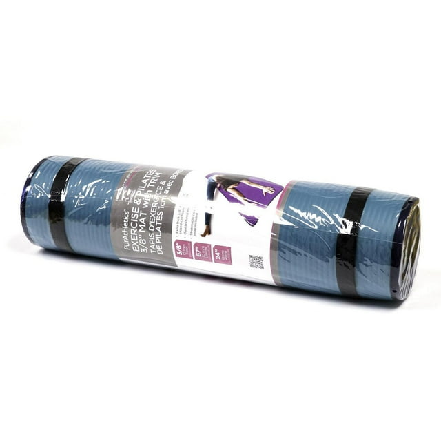 PurAthletics Exercise & Pilates 3/8" Mat with Trim