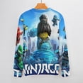 thumbnail image 3 of Ninjago Unisex Sweater Long Sleeve Fall Casual Crewneck Tops Pullover Active Streetwear Fashion Sweatshirt 2XL, 3 of 6