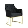 thumbnail image 6 of Miekor Furniture LOZENGE PLAID GOLD BASE ACCENT CHAIR 28529, 6 of 7