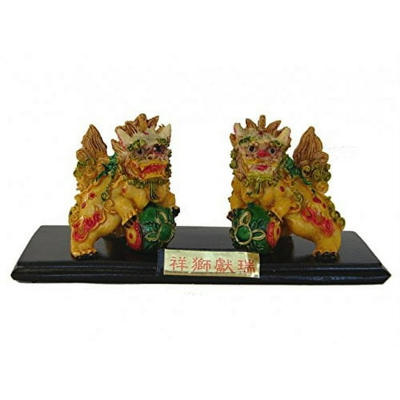 Pair of Feng Shui Foo Dogs
