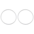 thumbnail image 1 of 2X Seal Sealing Ring for Pressure Cookers 22 cm Inside Diameter, White, 1 of 8