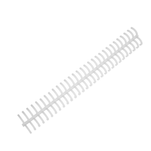 Spiral Binding Coil, Sheet Binding Comb 130 Sheets Capacity 16mm Inner Diameter For Page White