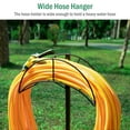Garden Hose Holder, ROSSNY Water Hose Reel Detachable Free Standing Heavy Duty Hose Stand Hanger