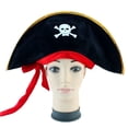 thumbnail image 1 of Sombrero Pirata Parche Ojo Capitán Caribeño Niños y Adultos (para Niños) brillar Electrónica, 1 of 5