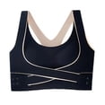 thumbnail image 7 of Grandest Birch 2PCS Women Sport Bra Adjustable Front Closure Seamless Wireless Good Breathability 3D Cup Shockproof Push-up Sport Yoga Exercise Bra Beige XXL, 7 of 7