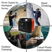 Rubicon 300W Portable Power Station , 296Wh Backup Lithium Battery, 110V/300W Pure Sine Wave AC Outlet, Solar Generator (Solar Panel Not Included) for Outdoors Camping Travel Hunting Blackout
