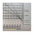 thumbnail image 2 of Quilting Ruler, 12x12inch Stripology Rulers For Quilting, Slotted Quilting Rulers For Cutting, Sewing Ruler Diy, 2 of 5