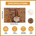 thumbnail image 5 of mubwai Turkey Gnome Thanksgiving Fall Placemats Set of 4 Table Mats for Party Home Kitchen Dining Table Decorations 12x18 Inch, 5 of 5