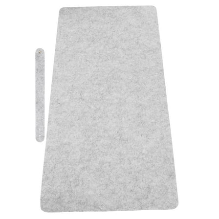 PENIKOKO Non Slip Office Desk Pad Felt Mat Light Grey 1Pack 23.6x11.8x0.16In