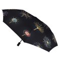 thumbnail image 3 of POBUDS Windproof Automatic Umbrella – Steel-Carbon Fiber Frame, UV-Blocking Black Coating Inside, Auto Open/Close - Fireworks Icons, 3 of 8