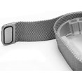 thumbnail image 4 of Men's Women's Stainless Steel Magnetic Bracelets Quick Release Watch Strap 20mm, Silver, 4 of 7