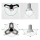 thumbnail image 2 of Yuarrent SANAG, luz de garaje fría y cálida, luz de techo de disipación hueca, suministros de iluminación para interiores, luz cálida de 60w Iluminación y accesorios dos Yuarrent HA7152-02B, 2 of 6