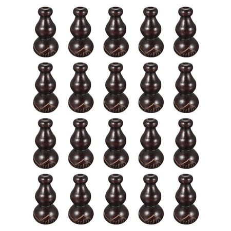 

Uxcell Wood Bead Hanging Pendant for Curtain Tablecloth Chandelier Diy Black 20 Pack