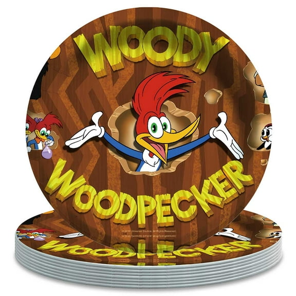 Woody Woodpecker Paper Plates Birthday Decorations Party Supplies Tableware Disposable Dinnerware